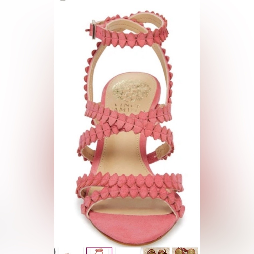 VINCE CAMUTO Yuria suede pink Heels size 7.5. Never worn and with no flaws!